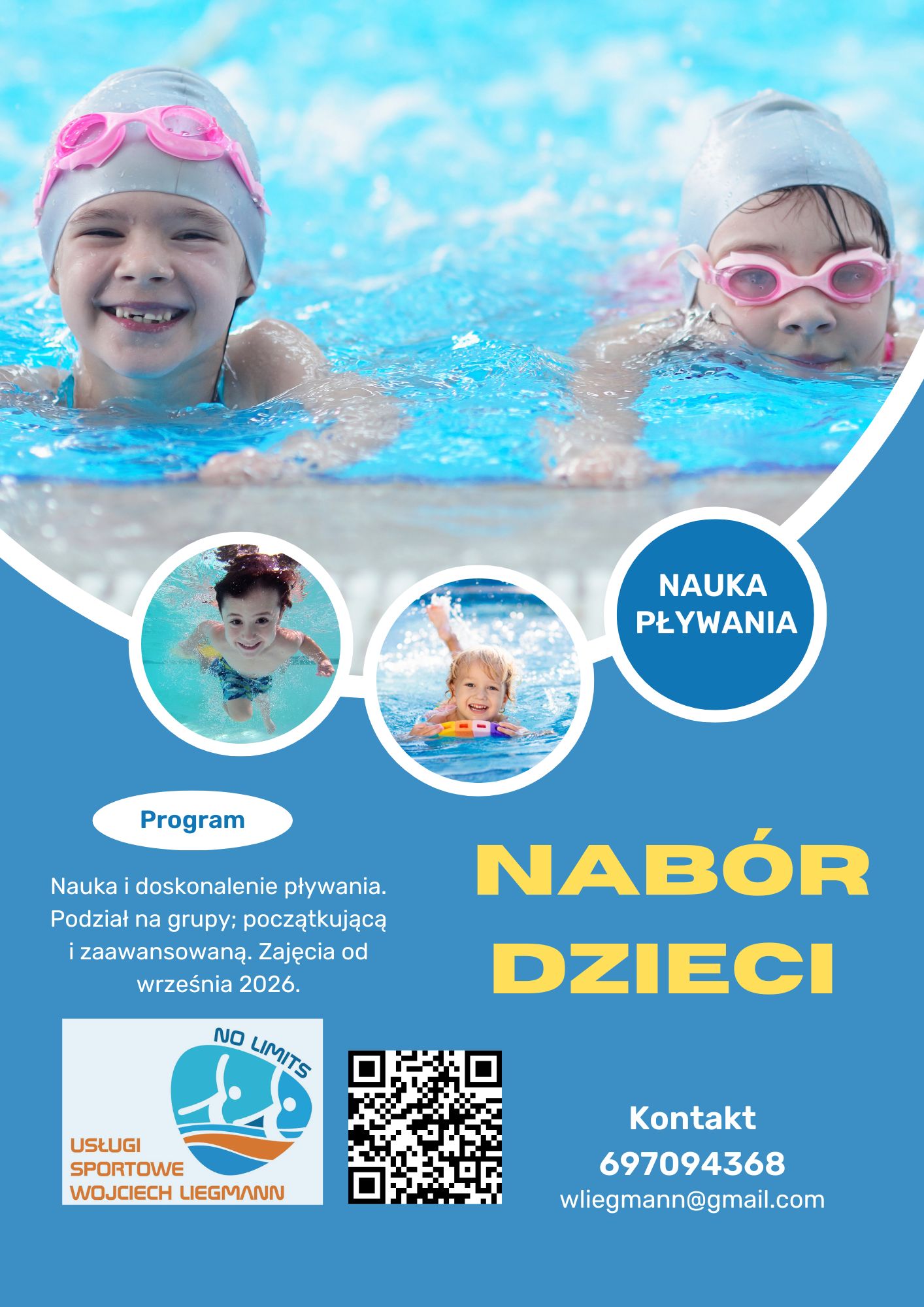 Nauka pływania - nabór dzieci